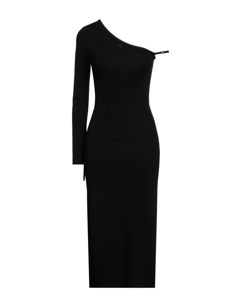 COURRÈGES Midi-kleid Damen Schwarz von COURRÈGES