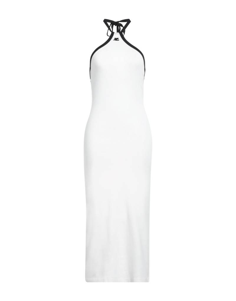 COURRÈGES Midi-kleid Damen Weiß von COURRÈGES