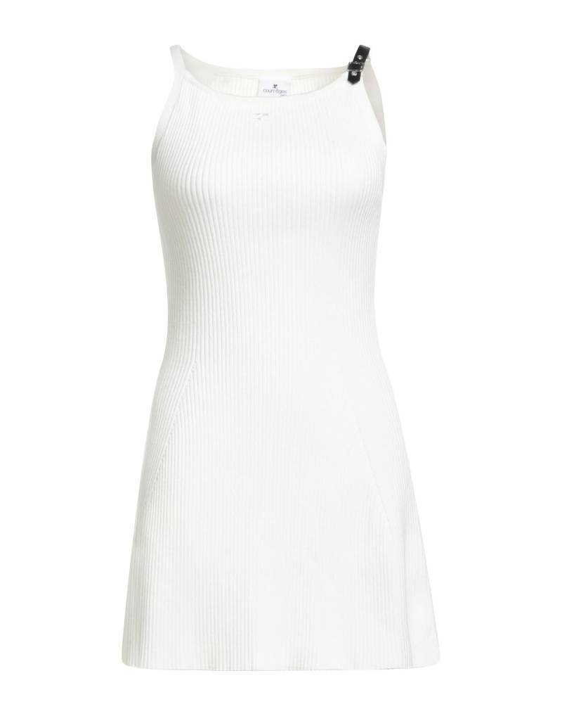 COURRÈGES Mini-kleid Damen Elfenbein COURRÈGES Mini-kleid Damen Elfenbein von COURRÈGES