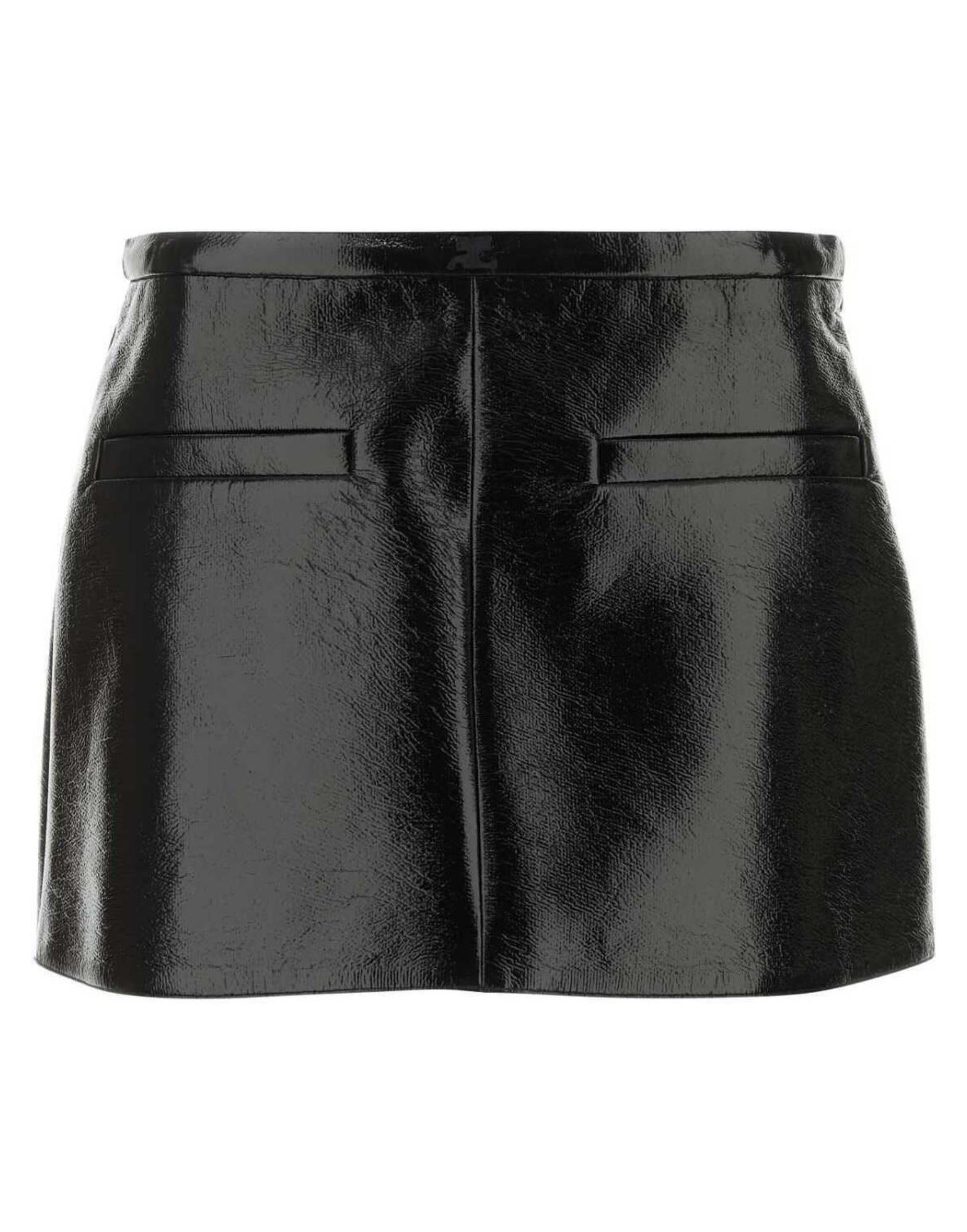 COURREGES Minirock Damen Schwarz von COURREGES