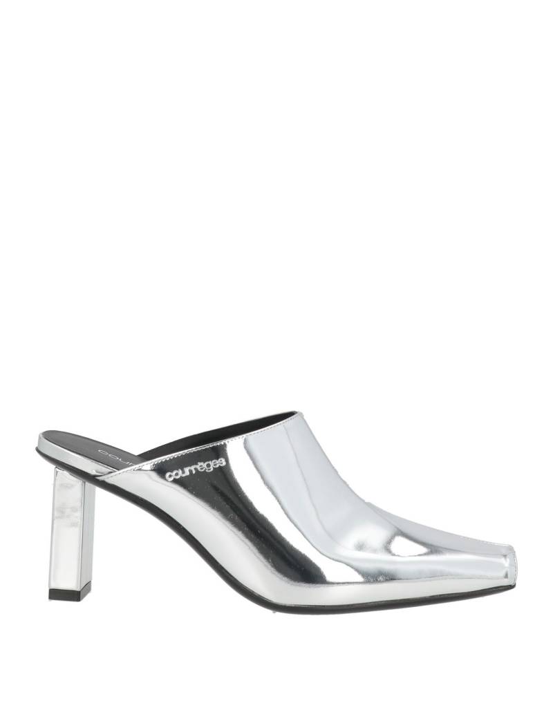 COURRÈGES Mules & Clogs Damen Silber von COURRÈGES