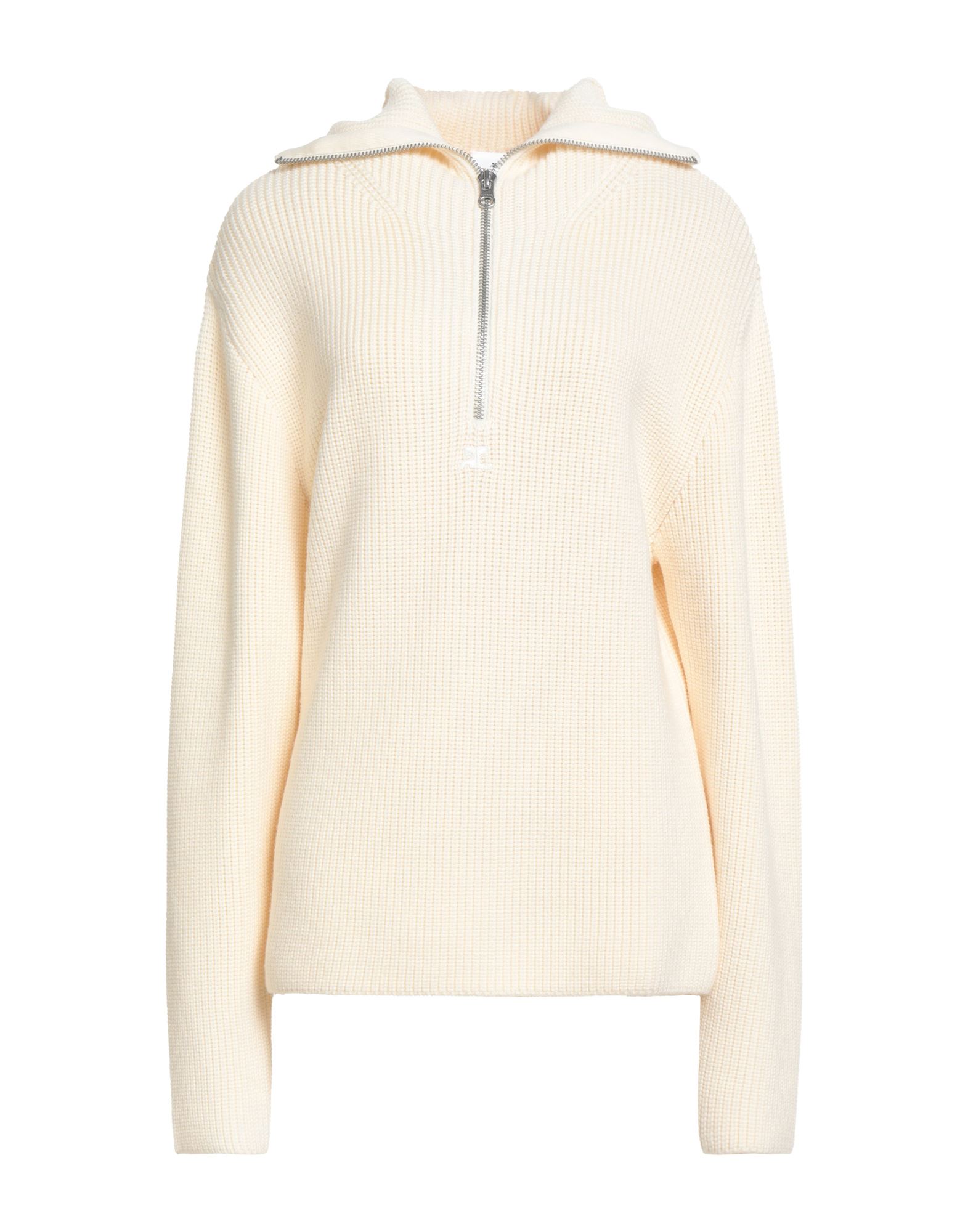 COURRÈGES Pullover Damen Elfenbein COURRÈGES Pullover Damen Elfenbein von COURRÈGES
