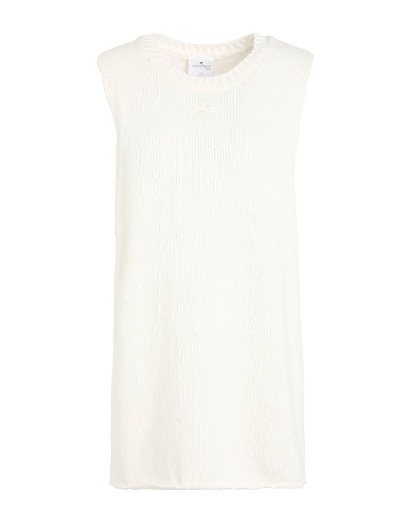 COURRÈGES Pullover Damen Weiß von COURRÈGES