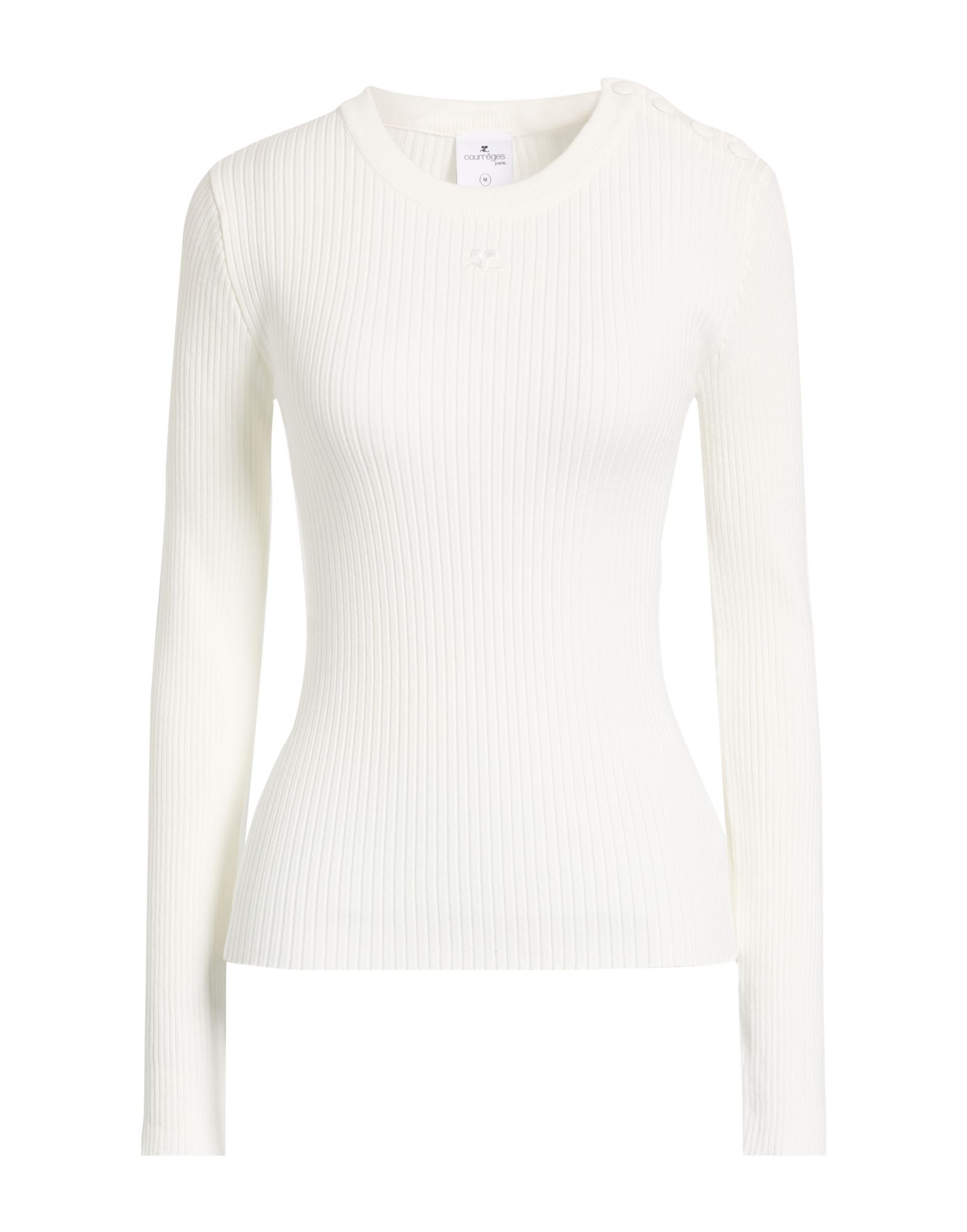 COURRÈGES Pullover Damen Weiß von COURRÈGES