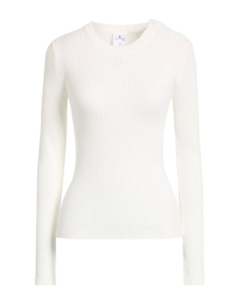 COURRÈGES Pullover Damen Weiß von COURRÈGES
