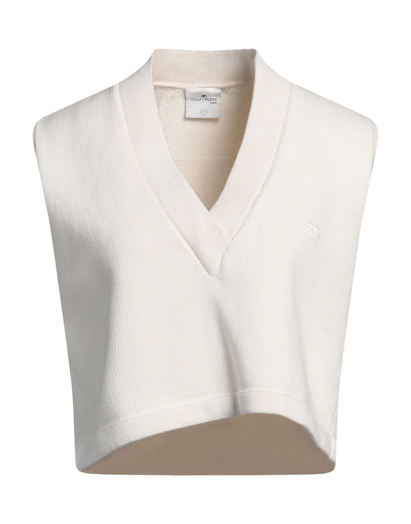 COURRÈGES Pullover Damen Weiß von COURRÈGES