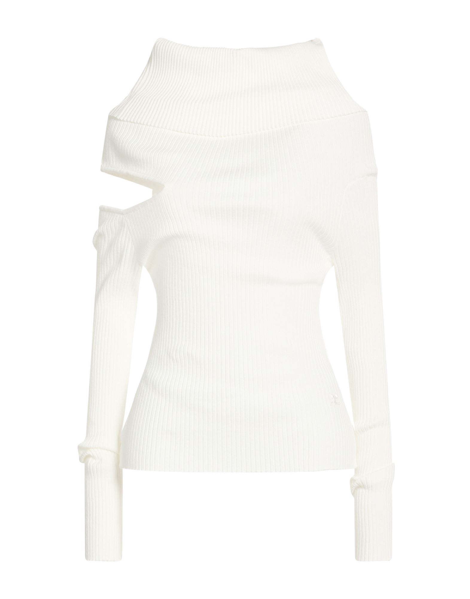 COURRÈGES Rollkragenpullover Damen Elfenbein von COURRÈGES