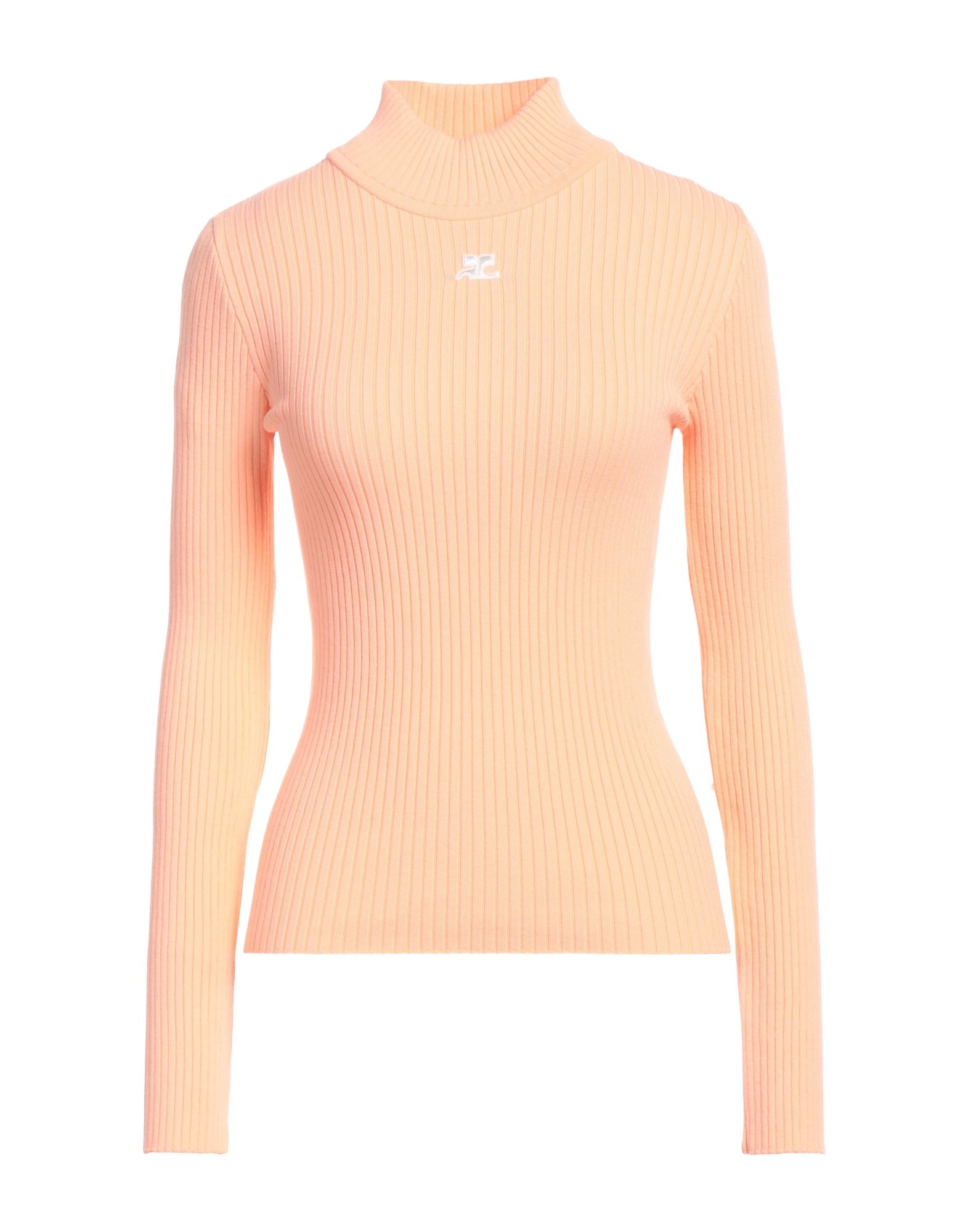 COURREGES Rollkragenpullover Damen Pfirsich COURREGES Rollkragenpullover Damen Pfirsich von COURREGES