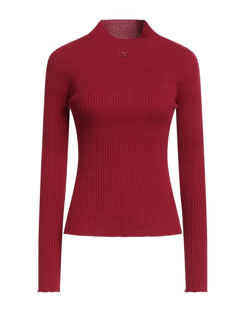 COURRÈGES Rollkragenpullover Damen Purpur von COURRÈGES