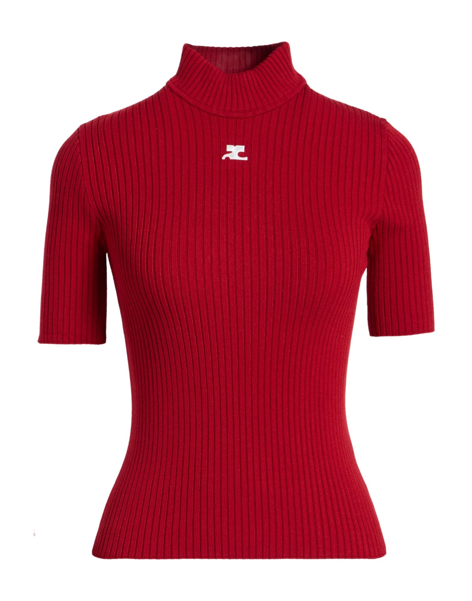 COURRÈGES Rollkragenpullover Damen Rot von COURRÈGES