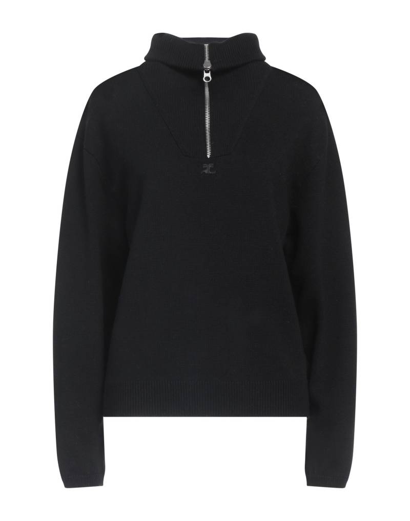 COURRÈGES Rollkragenpullover Damen Schwarz von COURRÈGES