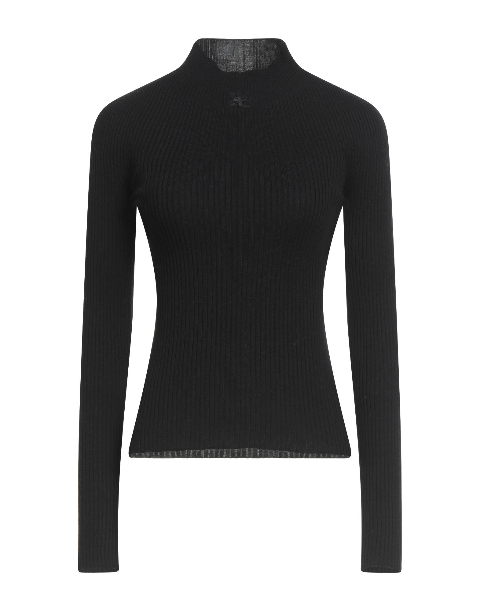 COURRÈGES Rollkragenpullover Damen Schwarz von COURRÈGES