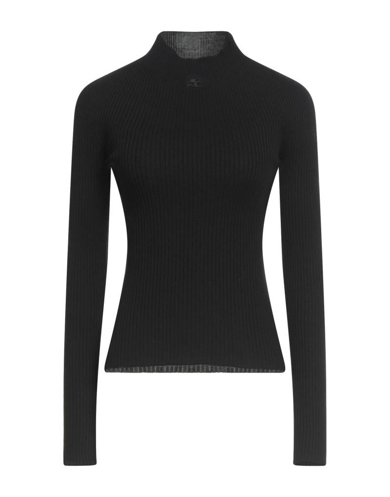 COURRÈGES Rollkragenpullover Damen Schwarz von COURRÈGES