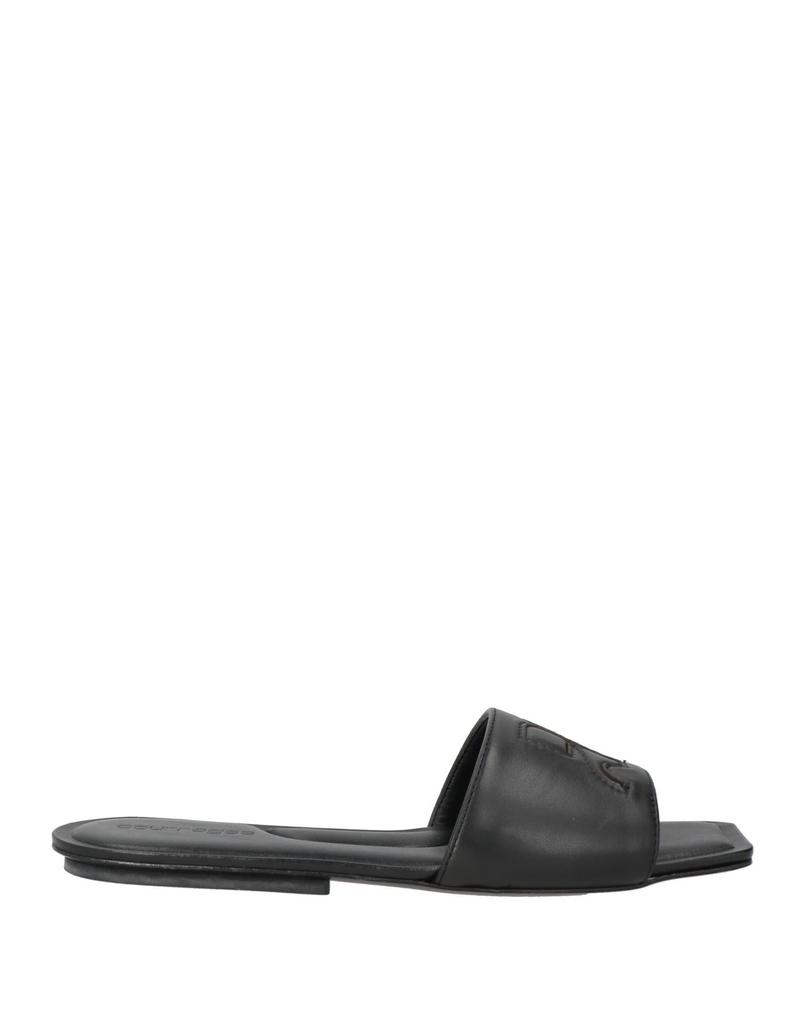 COURRÈGES Sandale Damen Schwarz COURRÈGES Sandale Damen Schwarz von COURRÈGES