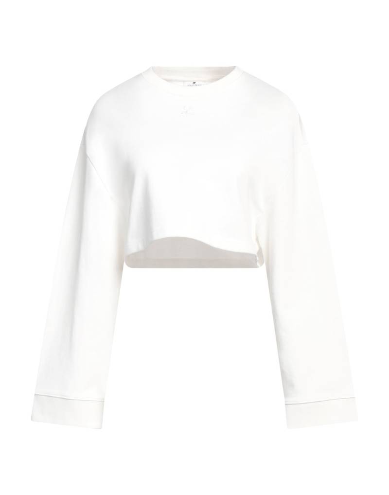 COURRÈGES Sweatshirt Damen Elfenbein von COURRÈGES