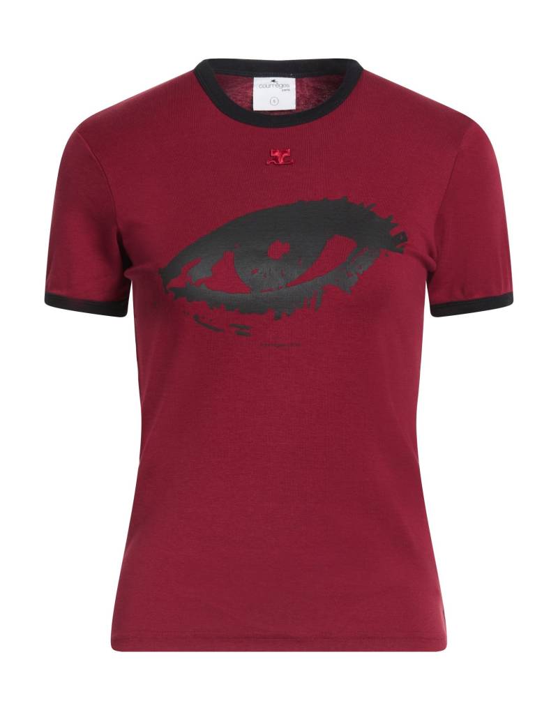 COURRÈGES T-shirts Damen Bordeaux von COURRÈGES