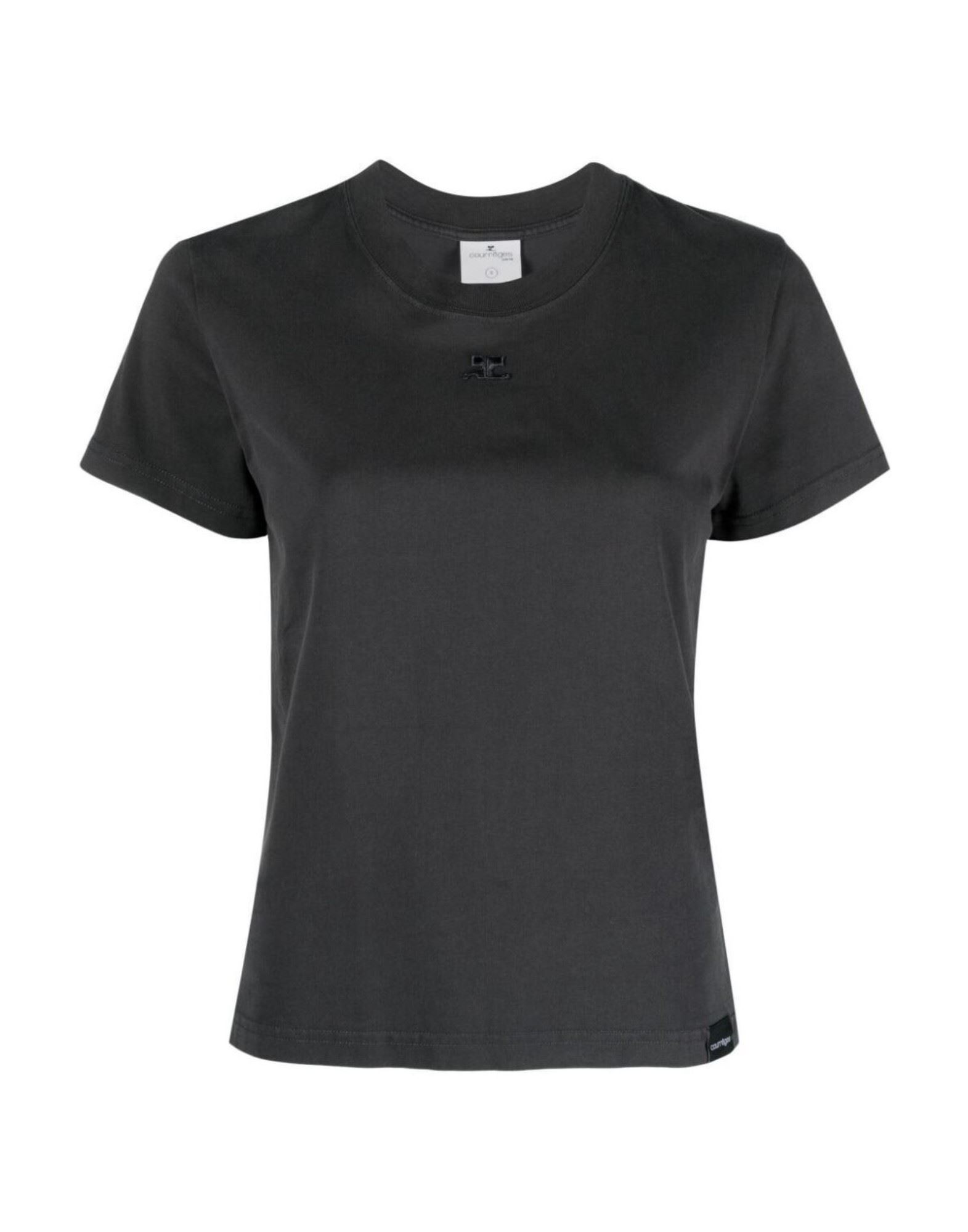 COURREGES T-shirts Damen Dunkelgrau von COURREGES