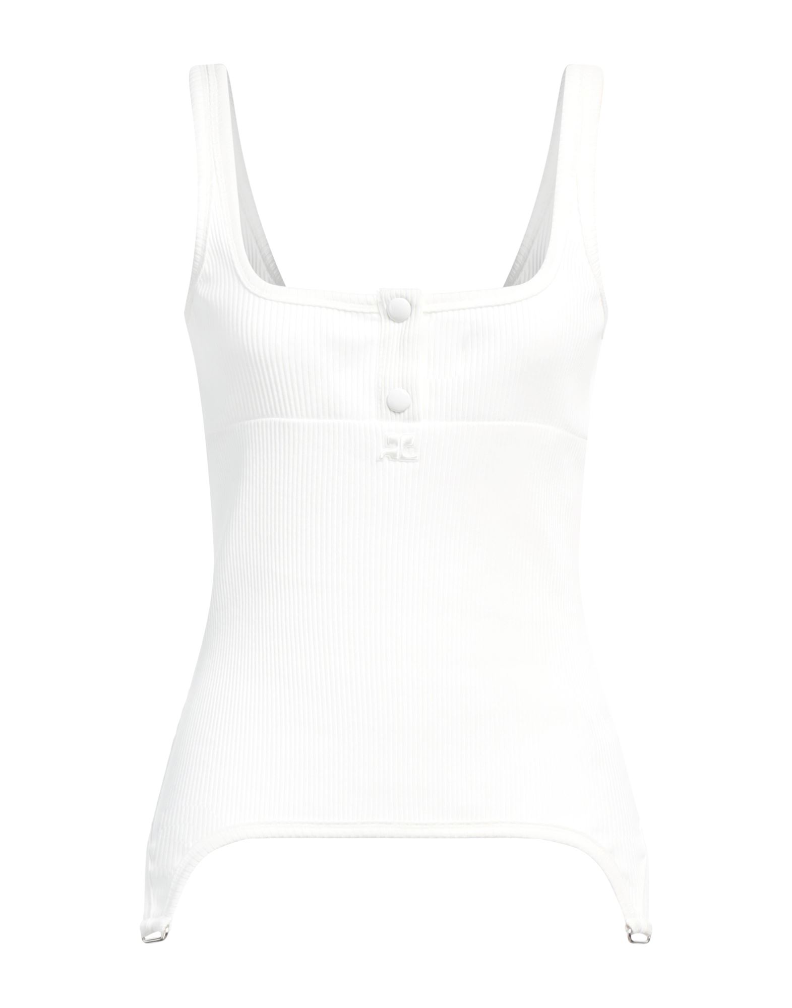 COURRÈGES Tank Top Damen Weiß von COURRÈGES