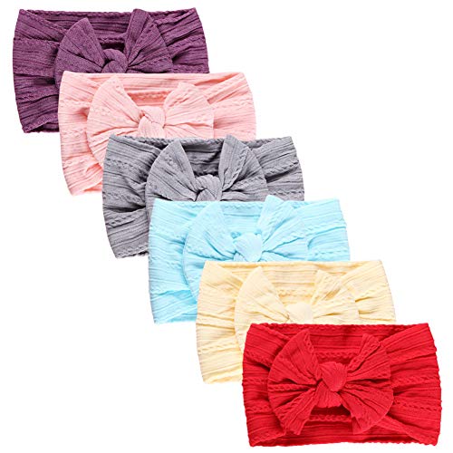 COUXILY Baby Mädchen Stirnbander Top Knot Turban Headwrap für 3-48 Monaten (B05) von COUXILY