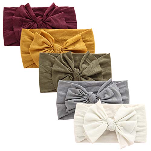 COUXILY Baby Mädchen Stirnbander Top Knot Turban Headwrap für 3-48 Monaten (B14) von COUXILY