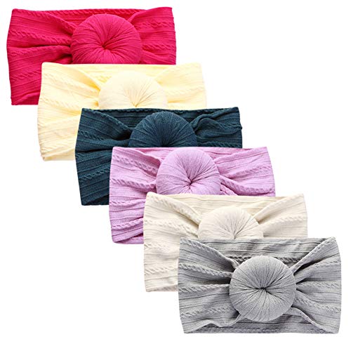 COUXILY Baby Mädchen Stirnbander Top Knot Turban Headwrap für 3-48 Monaten (B17) von COUXILY