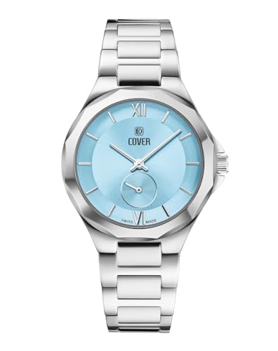 COVER CO211.01 Cardea Light Blue Damenuhr mit Edelstahlband Saphirglas 5 ATM von COVER