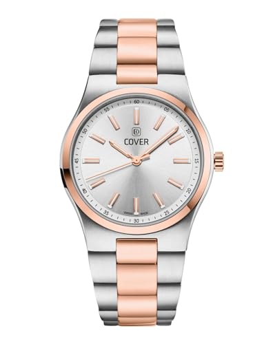COVER CO219.06 Bracelet One Silver Bicolor Rose Damenuhr mit Edelstahlband Saphirglas 5 ATM von COVER