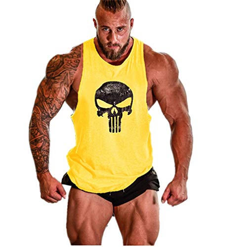 COWBI Fitness Bodybuilding Stringer Herren Gym Muskelshirt Trägershirt Tank Top von COWBI