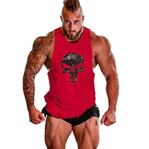 COWBI Fitness Bodybuilding Stringer Herren Gym Muskelshirt Trägershirt Tank Top von COWBI