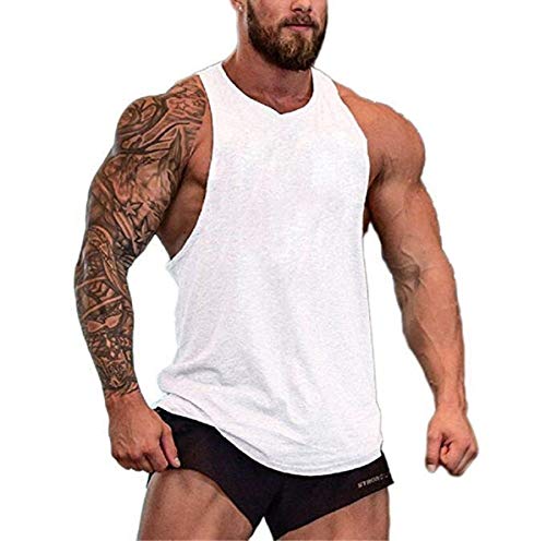 COWBI Herren Animal Muskelshirt Trägershirt Tanktop Für Workout, Training von COWBI
