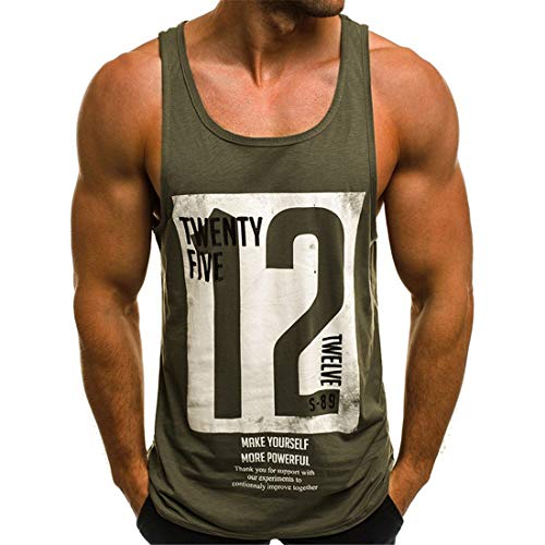 COWBI Herren Tank Top Unterhemden Ärmellos Muskelshirt Fitness Bodybuilding, Weitere Farben von COWBI