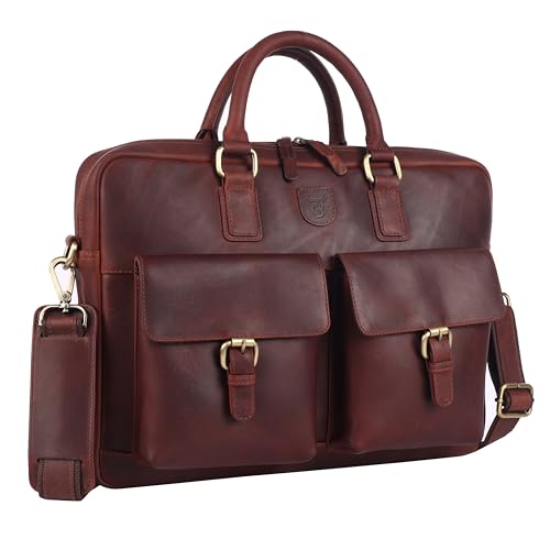 Cow Burry Damen Laptop Tasche Echtes Leder CB-LAP-1009 Dark Brown Cow Burry Damen Laptop Tasche Echtes Leder CB-LAP-1009 Dark Brown von COWBURRY