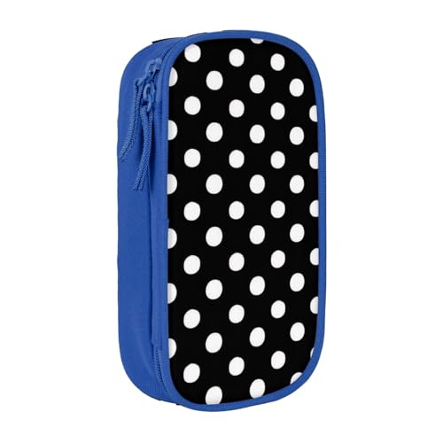 COWMMWOC Federmäppchen, großes Federmäppchen, großes Fassungsvermögen, multifunktionale Aufbewahrungstasche, strapazierfähiges Polyester-Oxford-Gewebe mit doppeltem Reißverschluss, 21 x 10,5 x 5 cm von COWMMWOC