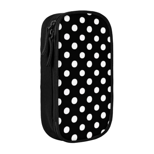 COWMMWOC Federmäppchen, großes Federmäppchen, großes Fassungsvermögen, multifunktionale Aufbewahrungstasche, strapazierfähiges Polyester-Oxford-Gewebe mit doppeltem Reißverschluss, 21 x 10,5 x 5 cm von COWMMWOC