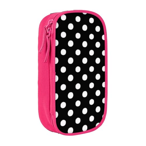 COWMMWOC Federmäppchen, großes Federmäppchen, großes Fassungsvermögen, multifunktionale Aufbewahrungstasche, strapazierfähiges Polyester-Oxford-Gewebe mit doppeltem Reißverschluss, 21 x 10,5 x 5 cm von COWMMWOC