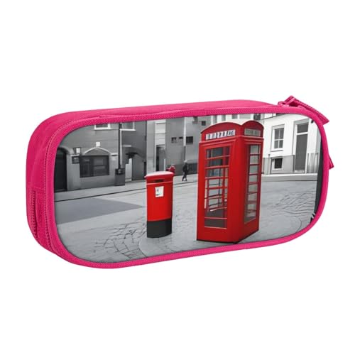 COWMMWOC Federmäppchen mit niedlichem Design für Studenten, Mädchen, Jungen, großes Fassungsvermögen, Federmäppchen mit Fächern, Doppelreißverschluss, Schreibwaren-Aufbewahrungs-Organizer (Schwarz, von COWMMWOC