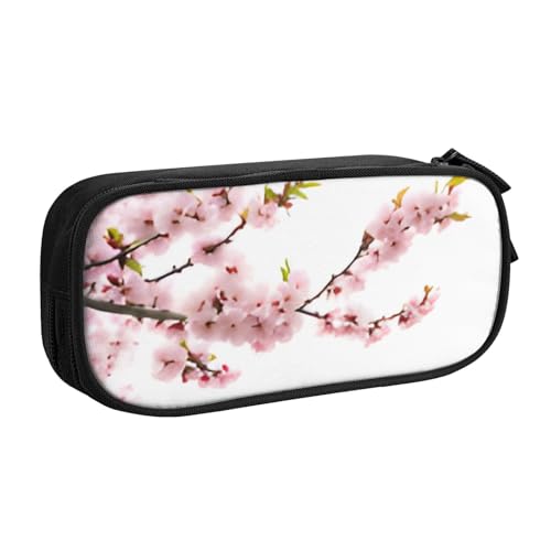 COWMMWOC Federmäppchen mit niedlichem Design für Studenten, Mädchen, Jungen, großes Fassungsvermögen, Federmäppchen mit Fächern, Doppelreißverschluss, Schreibwaren-Aufbewahrungs-Organizer (Schwarz, von COWMMWOC