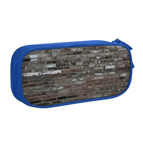 COWMMWOC Federmäppchen mit niedlichem Design für Studenten, Mädchen, Jungen, großes Fassungsvermögen, Federmäppchen mit Fächern, Doppelreißverschluss, Schreibwaren-Aufbewahrungs-Organizer (Schwarz, von COWMMWOC