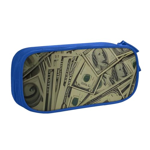 COWMMWOC Federmäppchen mit niedlichem Design für Studenten, Mädchen, Jungen, großes Fassungsvermögen, Federmäppchen mit Fächern, Doppelreißverschluss, Schreibwaren-Aufbewahrungs-Organizer (Schwarz, von COWMMWOC