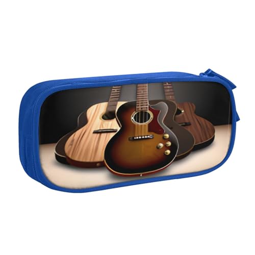 COWMMWOC Federmäppchen mit niedlichem Design für Studenten, Mädchen, Jungen, großes Fassungsvermögen, Federmäppchen mit Fächern, Doppelreißverschluss, Schreibwaren-Aufbewahrungs-Organizer (Schwarz, von COWMMWOC