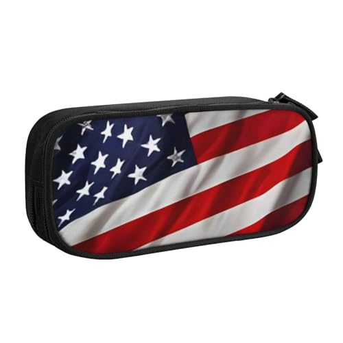 COWMMWOC Federmäppchen mit niedlichem Design für Studenten, Mädchen, Jungen, großes Fassungsvermögen, Federmäppchen mit Fächern, Doppelreißverschluss, Schreibwaren-Aufbewahrungs-Organizer (Schwarz, von COWMMWOC