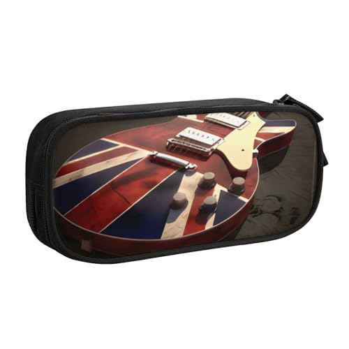 COWMMWOC Federmäppchen mit niedlichem Design für Studenten, Mädchen, Jungen, großes Fassungsvermögen, Federmäppchen mit Fächern, Doppelreißverschluss, Schreibwaren-Aufbewahrungs-Organizer (Schwarz, von COWMMWOC