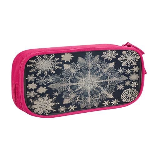 COWMMWOC Federmäppchen mit niedlichem Design für Studenten, Mädchen, Jungen, großes Fassungsvermögen, Federmäppchen mit Fächern, Doppelreißverschluss, Schreibwaren-Aufbewahrungs-Organizer (Schwarz, von COWMMWOC