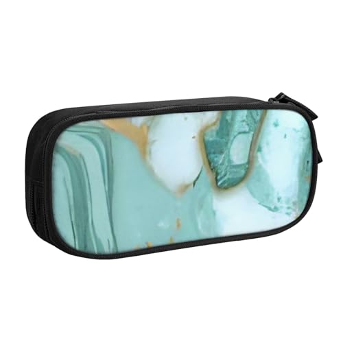 COWMMWOC Federmäppchen mit niedlichem Design für Studenten, Mädchen, Jungen, großes Fassungsvermögen, Federmäppchen mit Fächern, Doppelreißverschluss, Schreibwaren-Aufbewahrungs-Organizer (Schwarz, von COWMMWOC