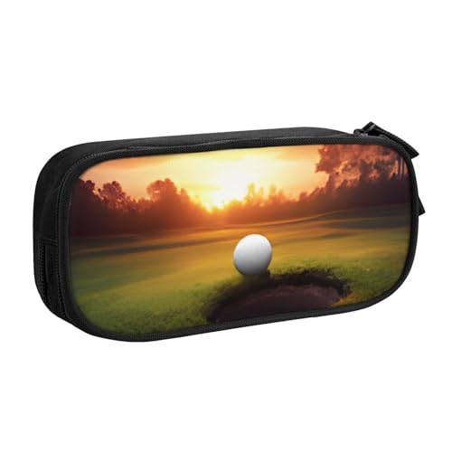 COWMMWOC Federmäppchen mit niedlichem Design für Studenten, Mädchen, Jungen, großes Fassungsvermögen, Federmäppchen mit Fächern, Doppelreißverschluss, Schreibwaren-Aufbewahrungs-Organizer (Schwarz, von COWMMWOC