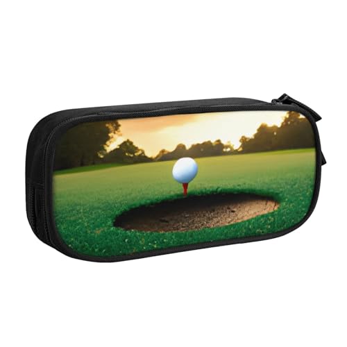 COWMMWOC Federmäppchen mit niedlichem Design für Studenten, Mädchen, Jungen, großes Fassungsvermögen, Federmäppchen mit Fächern, Doppelreißverschluss, Schreibwaren-Aufbewahrungs-Organizer (Schwarz, von COWMMWOC