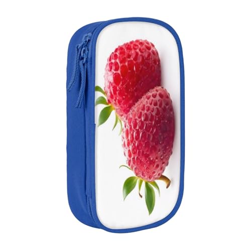 COWMMWOC Großes Federmäppchen mit großem Fassungsvermögen, multifunktionale Aufbewahrungstasche, strapazierfähiges Polyester-Oxford-Gewebe mit doppeltem Reißverschluss, 21 x 10,5 x 5 cm, 3D von COWMMWOC