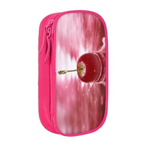 COWMMWOC Großes Federmäppchen mit großem Fassungsvermögen, multifunktionale Aufbewahrungstasche, strapazierfähiges Polyester-Oxford-Gewebe mit doppeltem Reißverschluss, 21 x 10,5 x 5 cm, 3D von COWMMWOC