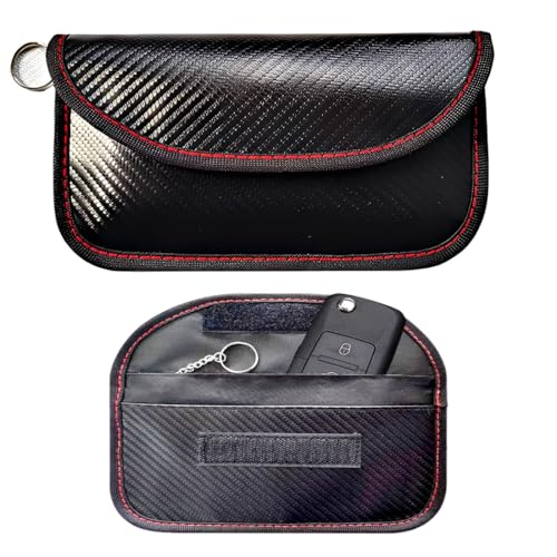 COYUN 1 Stück Keyless go Schutz, Autoschlüssel Schutz Keyless Hülle Tasche, Bag Funkschlüssel Abschirmung, Schlüsselschutz Diebstahlschutz Schlüsseltasche Schlüsselmäppchen von COYUN