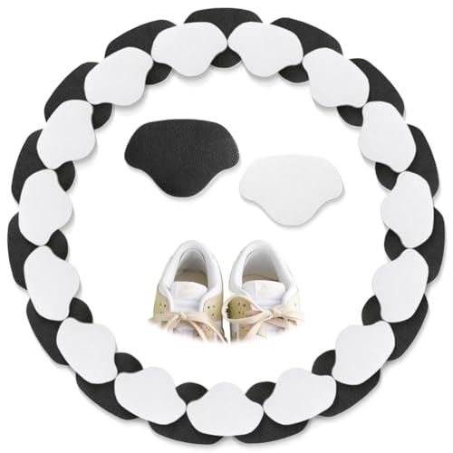 COYUN 16 Paar Selbstklebender Sneaker Heel Repair Patch, Schuh Loch Reparatur Patch, Sneaker Reparatur Patch, Selbstklebender Fersen-Patch, Loch in Schuh Reparatur für Lederschuhe, High Heels von COYUN